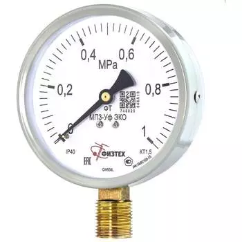 Манометр ПО Физтех, АО МП3-Уф 4687205178480