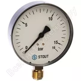 Радиальный манометр STOUT