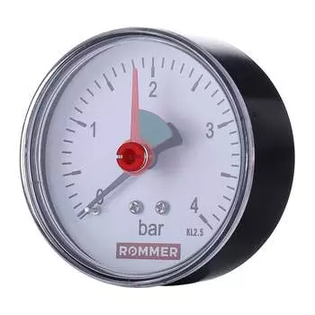 Манометр rom ROMMER rim-0007-500408 RG0092A08GT0MM