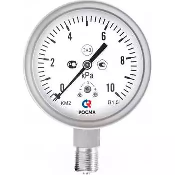Манометр РОСМА км-22р кс D900-02612