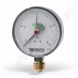 Радиальный манометр Watts F+R201 10007375