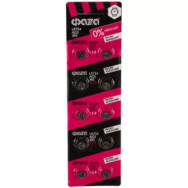 Марганцево-цинковые часовые батарейки ФАZА AG 5 LR 754 BL-10 5002586