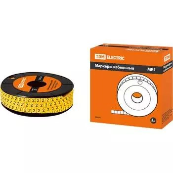 Маркер TDM ELECTRIC МК1 (2,5 мм; символ 2;) SQ0511-0017