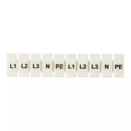 Маркеры ekf для jxb-st 4, с символами a, b, c, n, pe, 10 шт, proxima sq zb-st-4-a-pe