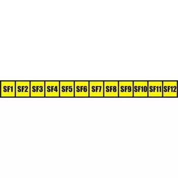 Маркировка символов TDM SF1 - SF12 SQ0817-0041