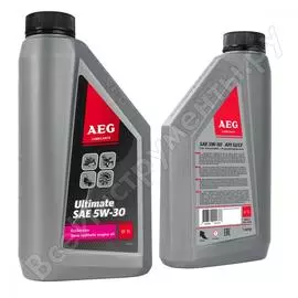 Четырехтактное полусинтетическое масло AEG Lubricants Ultimate SAE 5W30 API SJ/CF 30621
