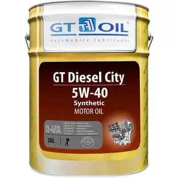 Масло GT OIL Diesel City SAE 5W-40 API CI-4/SL 8809059408018