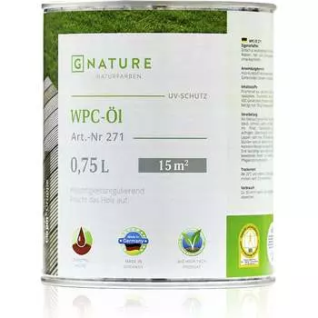 Масло для ДПК GNature 271 WPC-OI 4011252950544