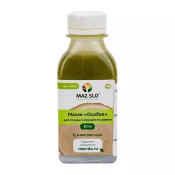 Масло для игрушек и посуды из дерева MAZ-SLO