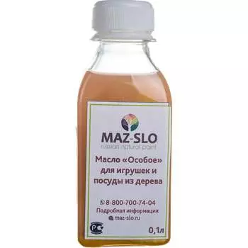 Масло для игрушек и посуды из дерева MAZ-SLO