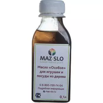 Масло для игрушек и посуды из дерева MAZ-SLO