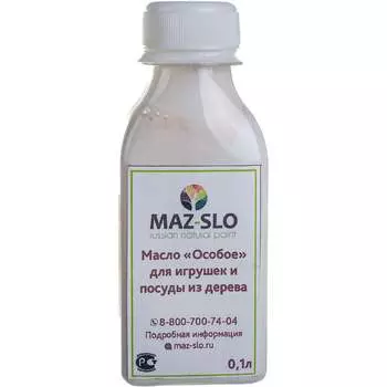 Масло для игрушек и посуды из дерева MAZ-SLO