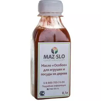 Масло для игрушек и посуды из дерева MAZ-SLO