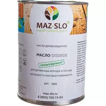 Масло для игрушек и посуды из дерева MAZ-SLO