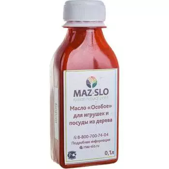 Масло для игрушек и посуды из дерева MAZ-SLO