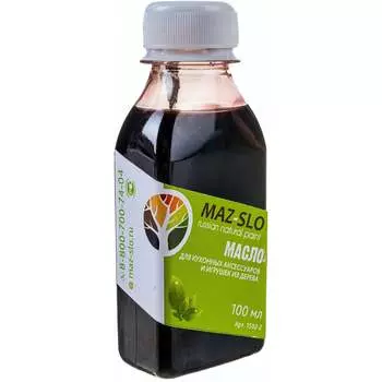 Масло для кухонных аксессуаров и игрушек из дерева MAZ-SLO