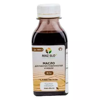 Масло для рабочих поверхностей и мебели MAZ-SLO