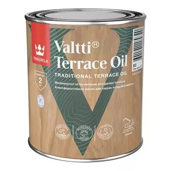 Масло для террас и садовой мебели Tikkurila VALTTI TERRACE OIL 700010363