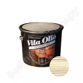 Масло для внутренних работ с твердым воском живая краска vita olio шелк.-мат. бесцветный 5 л 252746