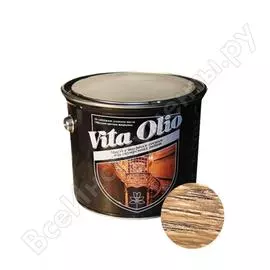 Масло для внутренних работ с твердым воском живая краска vita olio шелк.-мат. каштан 5 л 255853