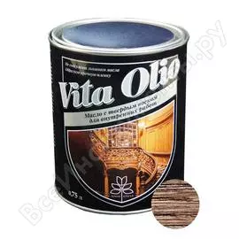 Масло для внутренних работ с твердым воском живая краска vita olio шелк.-мат. венге 0,75 л 255563