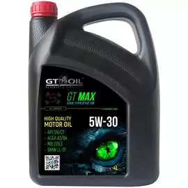 Масло GT OIL Max SAE 5W-30 API SN/CF 8809059408971