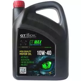 Масло GT OIL Max SAE 10W-40 API SN/CF 8809059410004