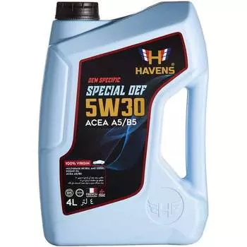 Масло HAVENS Special OEF 5W30 ACEA A5/B5, API SN/CF HSOEF5W30A5B54