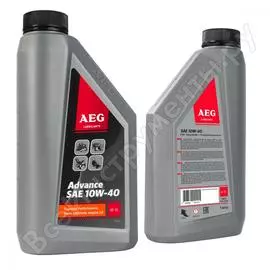Моторное четырехтактное полусинтетическое масло AEG Lubricants Advance SAE 10W40 API SJ/CF 30645