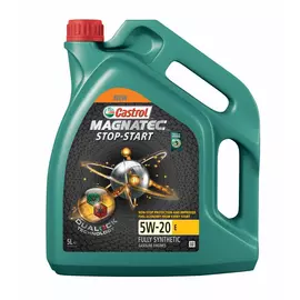Масло моторное синтетическое magnatec stop-start 5w20 e dualock (5 л) castrol 15cc4d