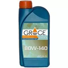 Масло трансмиссионное синтетическое grace gyp fs 80w-140, gl-5, 1 л