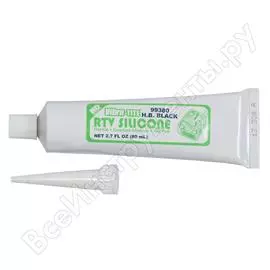 Маслостойкий силиконовый герметик для фланцев vibra-tite 993 80 мл черный 99380