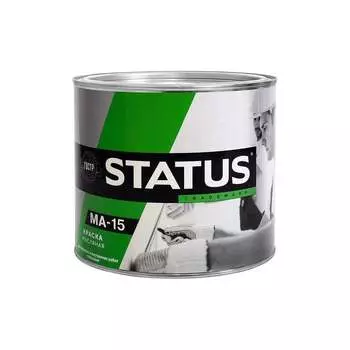 Масляная краска по металлу дереву бетону Радугамалер МА-15 STATUS 4630018083175