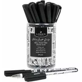 Масляная ручка LOREX Slim Soft Grip GRUNGE 4 EVER LXOPSSG-GF1