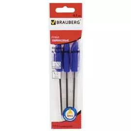 Масляные шариковые ручки BRAUBERG СИНИЕ Rite-Oil 142152