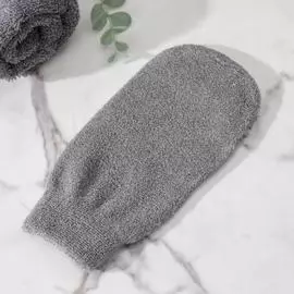 Массажная мочалка-варежка Доляна