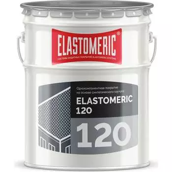 Мастика для кровли Elastomeric Systems Elastomeric 120 финиш 20 кг, белый 1200002