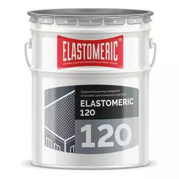 Мастика для кровли Elastomeric Systems Elastomeric 120 финиш 20 кг, серый 1200004
