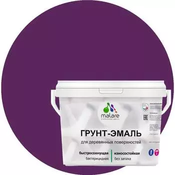 Матовая грунт-эмаль для деревянных поверхностей MALARE 2036752344398