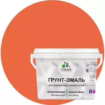 Матовая грунт-эмаль для деревянных поверхностей MALARE 2036752169823
