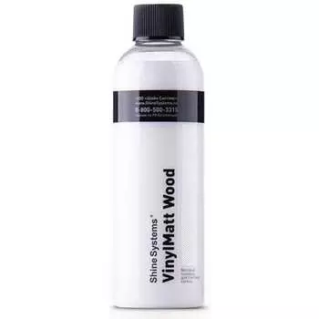 Матовый полироль для пластика салона Shine systems VinylMatt Wood SS823