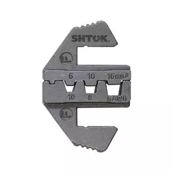 Матрица сменная для опрессовки двойных неизолированных втулочных наконечников, трапеция, 6.0/10.0/16.0, тип f shtok 03502-08