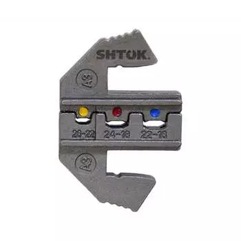 Матрица сменная для опрессовки изолированных наконечников малых сечений, овал, 0.1-0.5/0.25-1.0/0.5-1.5, тип а3 shtok 03502-04