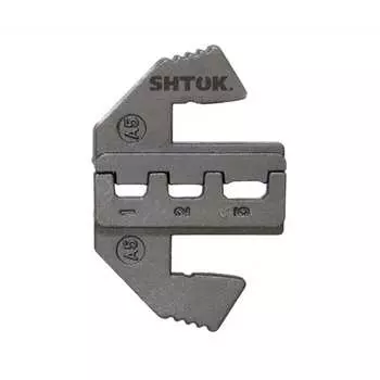 Матрица сменная для опрессовки изолированных наконечников в термоусаживаемой изоляции и заглушек, овал, 0.5-1.5/1.5-2.5/4.0-6.0, тип а5 shtok 03502-05