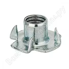 Мебельная забивная гайка ELEMENT М6 (60 шт.) 307450