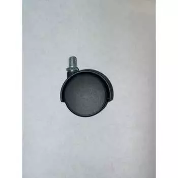 Мебельное колесо TOR TWT 50 черное, болтовое крепление, диаметр 50 мм 1027283