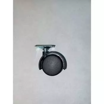 Мебельное колесо TOR TWP 40 черное, площадка, диаметр 40 мм 1027268