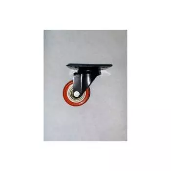 Мебельное колесо TOR SCz 25 50 мм поворотное площадка, PVC, полипропиленовый обод, подшипник 1027252