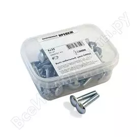 Мебельный болт качественный крепеж 6x35 DIN603 (50 шт.) 0300721