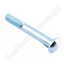 Мебельный болт с усом element din 607 10x70 белый цинк 10 шт 244390